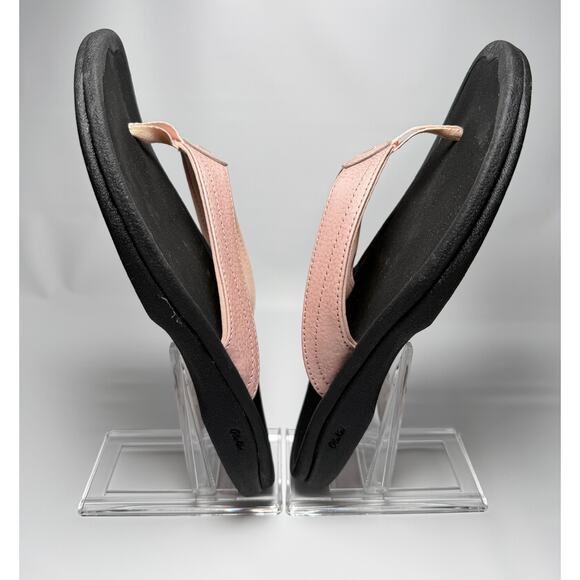 Olukai Ohana Womens Sandals Size 6 Blush Powder Pink Thong | Pre-Owned - Picture 3 of 8